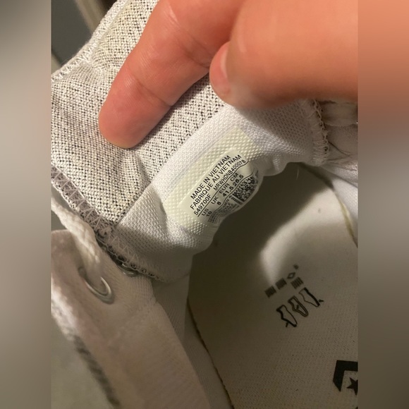 Gray Converse All Star Sneakers - Picture 3 of 4